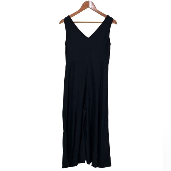 Aritzia Talula Ovington Black Rayon Wide Leg Cropped Jumpsuit - Picture 3 of 13